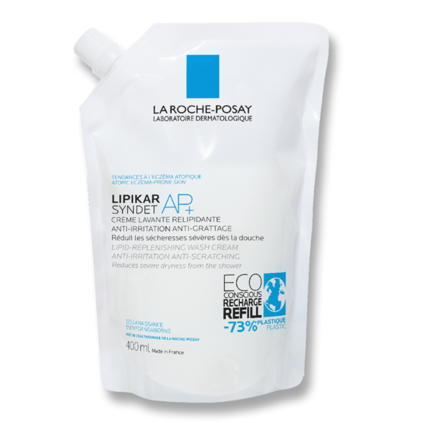 Rezerva eeco Crema de spalare anti iritatii pentru piele sensibila Lipikar Syndet AP+, 400ml, La Roche Posay