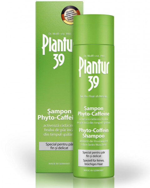 Sampon pentru par fin si delicat Plantur 39, 250ml, Dr Kurt Wolff