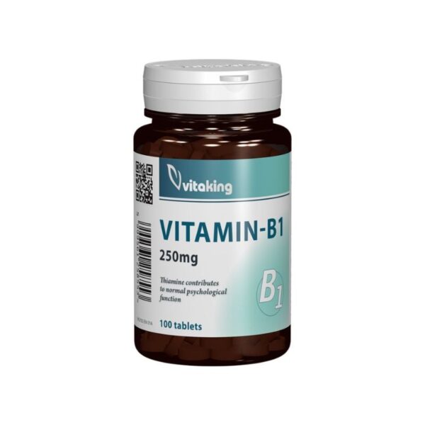 Vitamina B1, 250mg , 100 comprimate, Vitaking