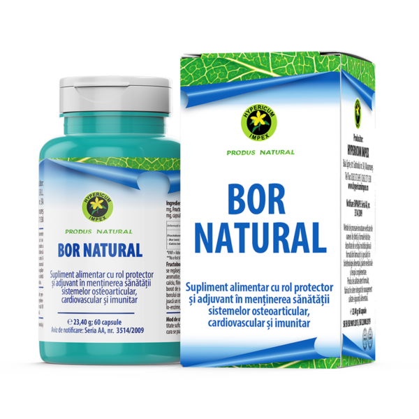 Bor Natural, 60 capsule, Hypericum
