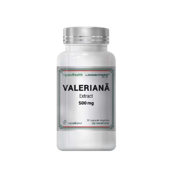 Valeriana, 500mg, 30 capsule, Cosmo Pharm