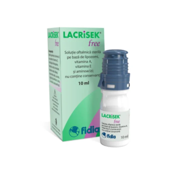 Solutie oftalmica Lacrisek Free, 10ml, Fidia