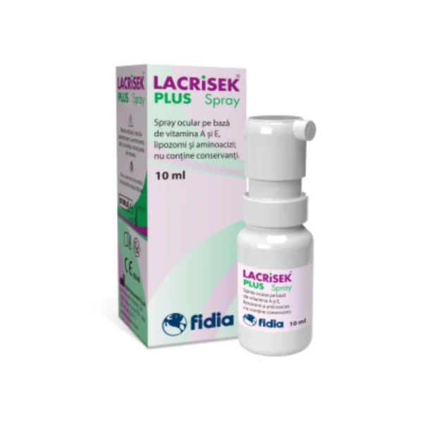 Spray ocular Lacrisek Plus, 10ml, Fidia