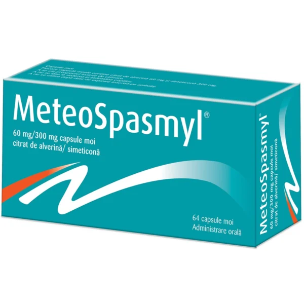Meteospasmyl 60mg/300mg, 64 capsule moi, Mayloy