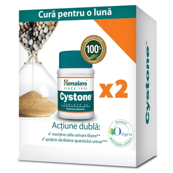 Pachet Cystone , 60 tablete+60 tablete, Himalaya