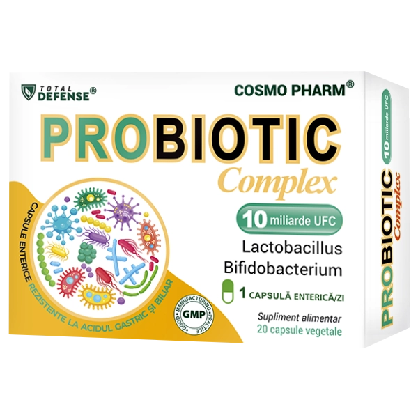 Probiotic complex, 10 miliarde, 20 capsule, Cosmo Pharm
