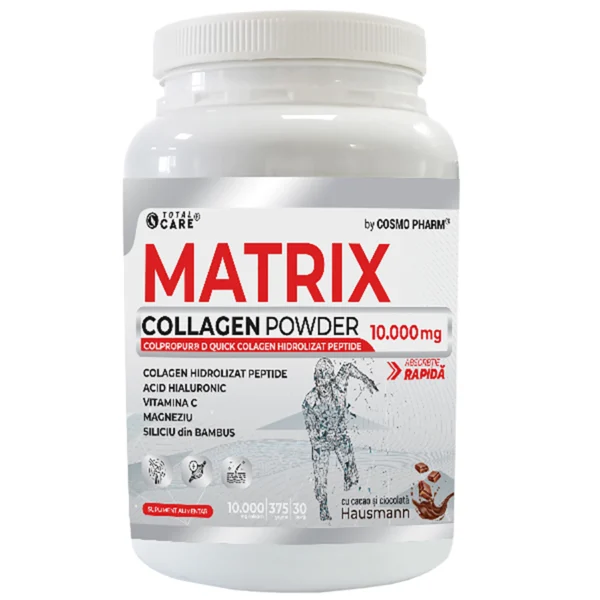 Pudra de colagen Matrix, 10.000 mg, 375g, Cosmo Pharm