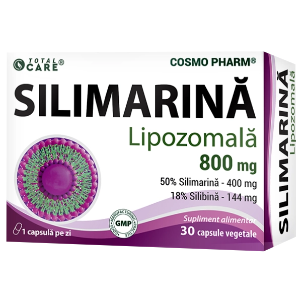Silimarina Lipozomala, 800mg, 30 capsule, Cosmo Pharm