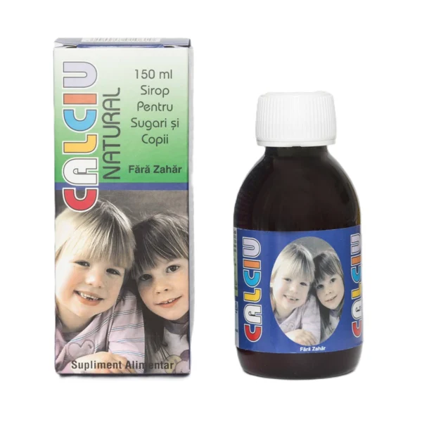 Sirop Calciu Natural, 150ml, Natural Pharmaceuticals