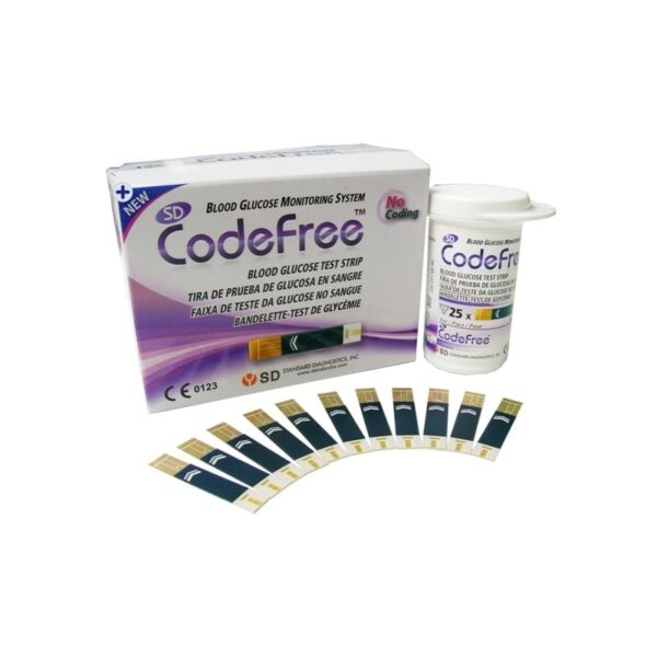 Teste de glicemie CODE FREE, 50 bucati, Biosensor